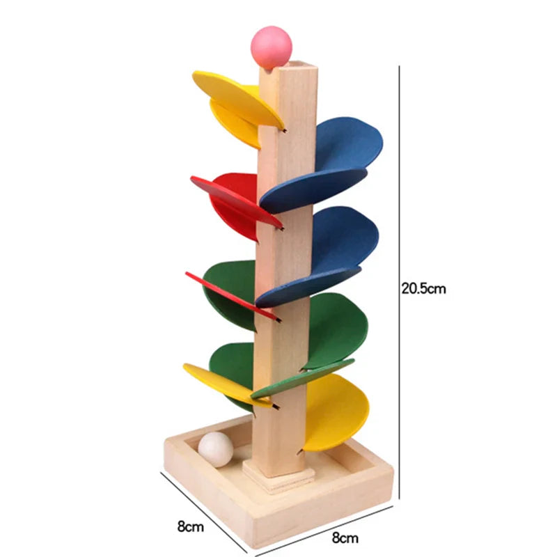 Mini Colorful Tree Marble Ball Run