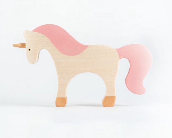 Waldorf large wooden Unicorn